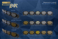 Triple-Row BangerBar: (5 Pod / 36") (HXB Power - Yellow)