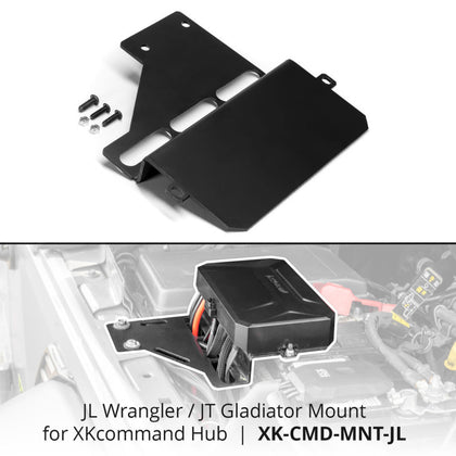 XK Glow XKcommand Hub Mounting Bracket for Wrangler JL + Gladiator JT