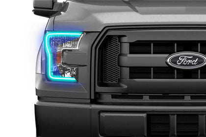 Ford F150 w/o OEM LED (15-17): Profile Pivot (SwitchBack) Fitted Halos (Kit)