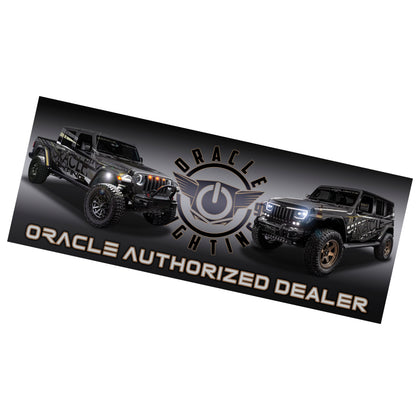 Oracle - 6ft x 2.5ft Banner NO RETURNS