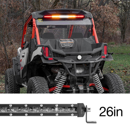 XK Glow Super Slim Offroad LED Chase Bar 4 Modes 72w 26in