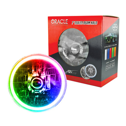 Oracle Pre-Installed Lights 7 IN. Sealed Beam - ColorSHIFT Halo SEE WARRANTY