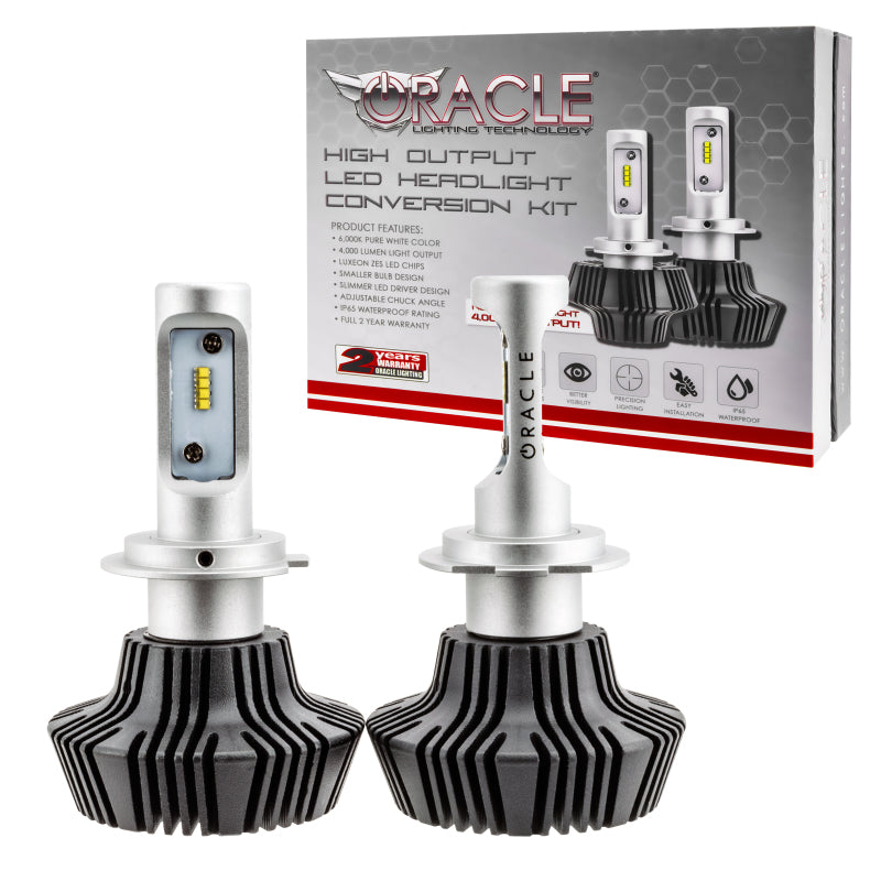 Oracle H7 4000 Lumen LED Headlight Bulbs (Pair) - 6000K SEE WARRANTY
