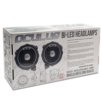 Oracle Jeep Wrangler JL Oculus Bi-LED Projector Headlights- Graphite Metallic - 5500K SEE WARRANTY