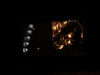 ANZO 2009-2010 Toyota Corolla Crystal Headlight Black Amber