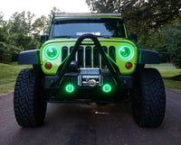 Oracle 7in High Powered LED Headlights - Black Bezel - ColorSHIFT - BC1 NO RETURNS