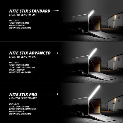 XK Glow Nite Stix Foldable Overhead Light System 3ft