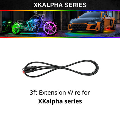 XK Glow 5pin Extension Wire Xkalpha - 12 Ft