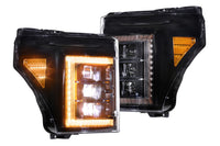 Ford Super Duty (11-16) : XB LED Headlights Amber DRL