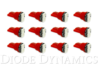 194 LED Bulb SMD2 LED Red Set of 12