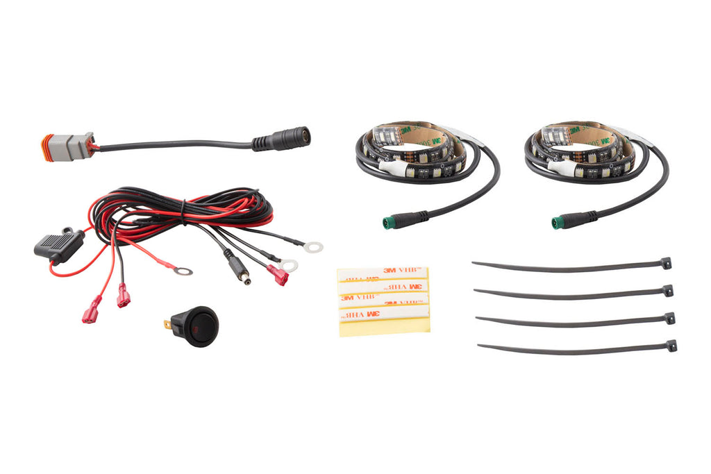 RGBW Grille Strip Kit 2pc Multicolor