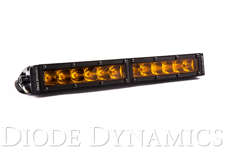 12 Inch LED Light Bar  Single Row Straight Amber Driving Each Stage Series