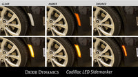 Cadillac ATS LED Sidemarkers Pair 15-19 Cadillac ATS Non V Smoked Pair Diode Dynamics