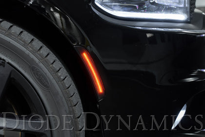 15-20 Dodge Charger LED Sidemarkers Clear Set