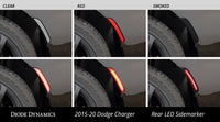 15-20 Dodge Charger LED Sidemarkers Amber/Red Set