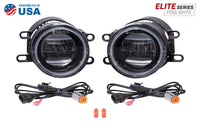 Elite Series Fog Lamps for 2016 Lexus IS200t Pair Yellow 3000K Diode Dynamics