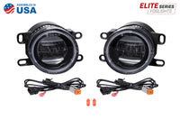 Elite Series Type CGX Fog Lamps, White Pair Diode Dynamics
