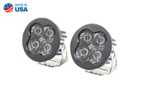 Worklight SS3 Sport White Spot Round Pair