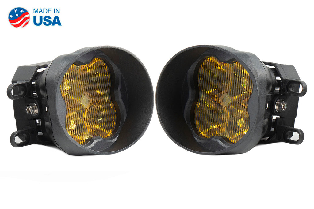 SS3 LED Fog Light Kit for 2012-2016 Toyota Prius C Yellow SAE/DOT Fog Sport
