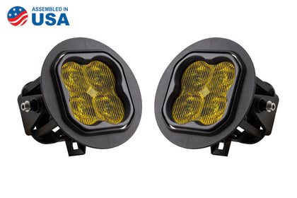 SS3 LED Fog Light Kit for 2007-2013 Toyota Tundra Yellow SAE/DOT Fog Pro Diode Dynamics