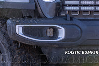 SS3 LED Fog Light Kit for 18-20 Jeep JL Wrangler Rubicon White SAE/DOT Driving Sport (Steel Bumper)