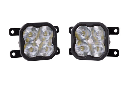 SS3 LED Fog Light Kit for 2021 Ford Bronco (w/ Standard Bumper), White SAE/DOT Fog Pro Diode Dynamics