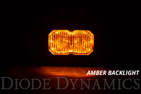 Stage Series C2 2 Inch LED Pod Sport Yellow Fog Standard ABL Each Diode Dynamics