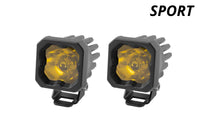 Stage Series C1 LED Pod Sport Yellow Wide Standard ABL Pair Diode Dynamics