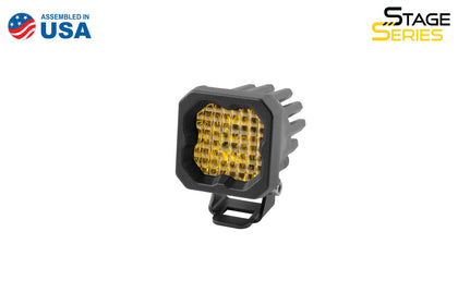 Stage Series C1 LED Pod Sport Yellow Wide Standard ABL Each Diode Dynamics