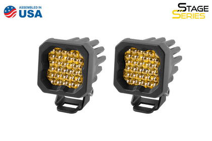 Stage Series C1 LED Pod Pro Yellow Flood Standard ABL Pair Diode Dynamics