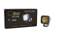 Stage Series C1 LED Pod Pro Yellow Flood Standard ABL Each Diode Dynamics