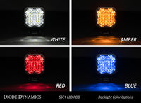 Stage Series C1 LED Pod Sport White Flood Flush RBL Each Diode Dynamics