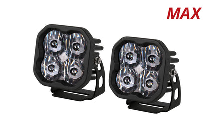 SS3 LED Pod Max White Driving Standard Pair Diode Dynamics