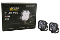 SS3 LED Pod Max White Flood Standard Pair Diode Dynamics