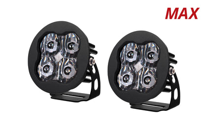 SS3 LED Pod Max White Driving Round Pair Diode Dynamics