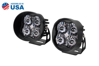 SS3 LED Pod Max White Driving Angled Pair Diode Dynamics