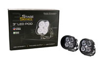 SS3 LED Pod Max White Driving Angled Pair Diode Dynamics