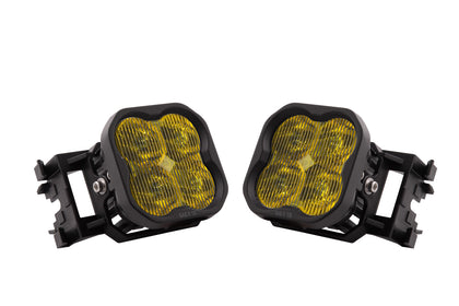 SS3 Type X LED Fog Light Kit Yellow SAE/DOT Fog Sport