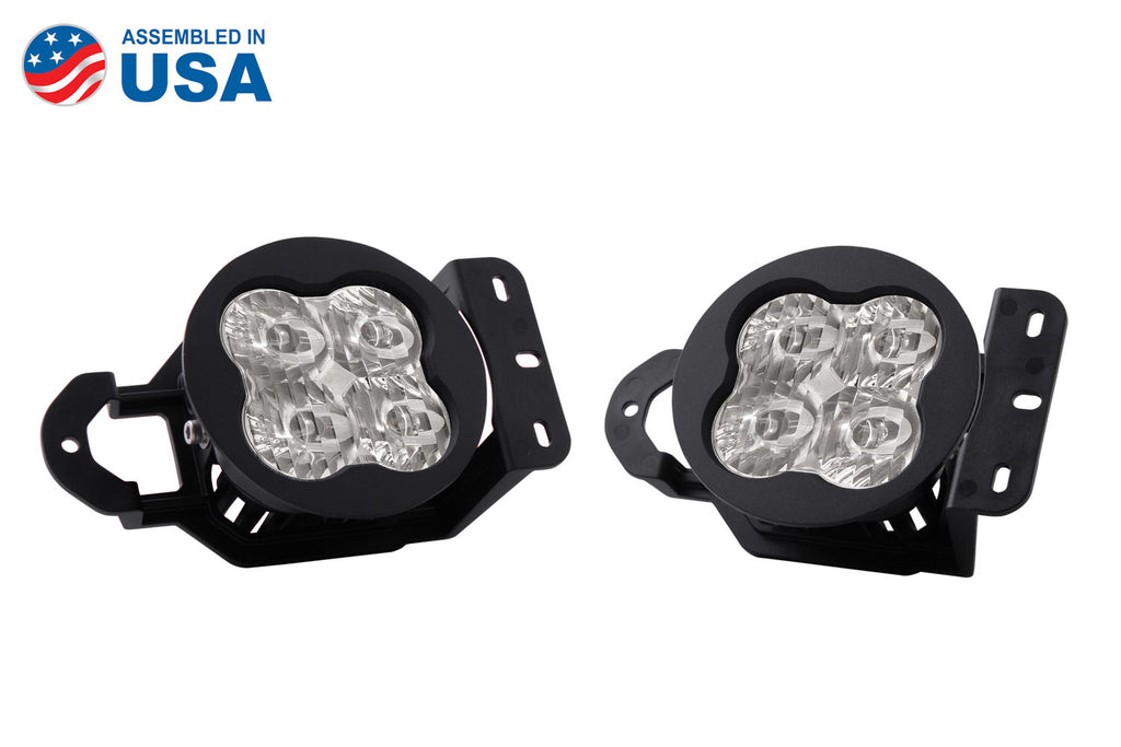 SS3 LED Fog Light Kit for 18-20 Jeep JL Wrangler Sport White SAE/DOT Driving Sport