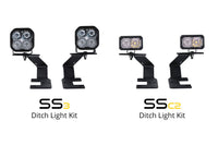 SS3 LED Ditch Light Kit for 2015-2021 Colorado/Canyon, Sport Yellow Combo Diode Dynamics