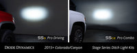 SS3 LED Ditch Light Kit for 2015-2021 GMC Canyon, Pro Yellow Combo