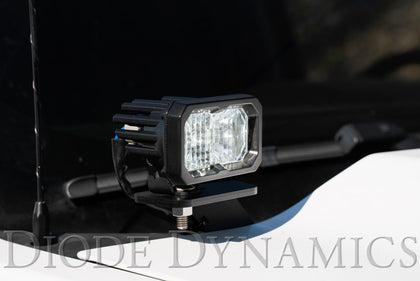 SS3 LED Ditch Light Kit for 2014-2019 Chevrolet Silverado 1500, Pro White Driving Diode Dynamics
