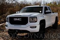 SS3 LED Ditch Light Kit for 2014-2019 GMC Sierra 1500, Pro White Driving Diode Dynamics