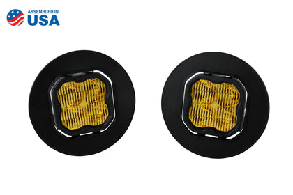 SS3 Type GM5 LED Fog Light Kit Sport Yellow SAE Fog Diode Dynamics