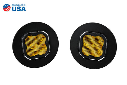 SS3 LED Fog Light Kit for 07-13 GMC Sierra 1500 Yellow SAE/DOT Fog Pro Diode Dynamics