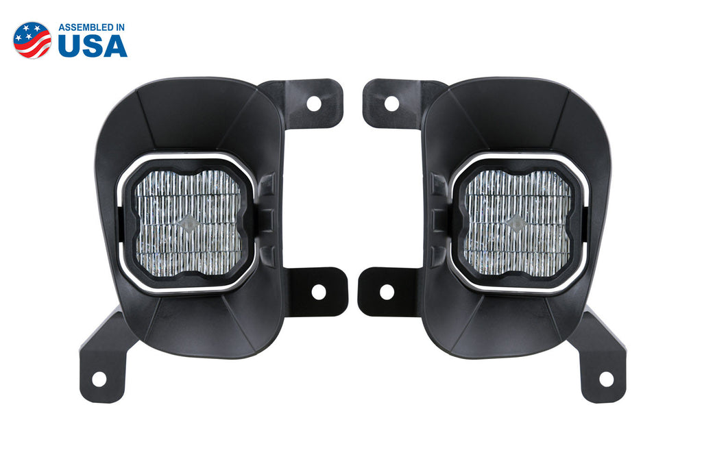 SS3 Ram Vertical LED Fog Light Kit Sport White SAE Fog Diode Dynamics