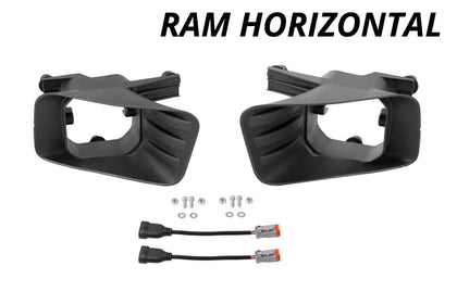 SS3 Ram Horizontal Fog Light Mounting Bracket Kit Diode Dynamics