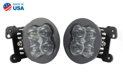 SS3 LED Fog Light Kit for 2011-2013 Jeep Grand Cherokee White SAE/DOT Fog Max Diode Dynamics