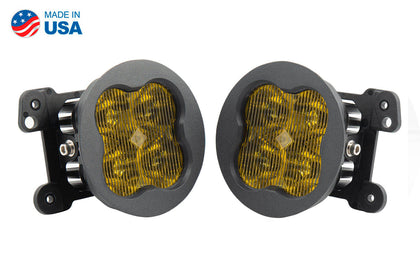 SS3 LED Fog Light Kit for 2011-2014 Dodge Charger Yellow SAE/DOT Fog Max Diode Dynamics