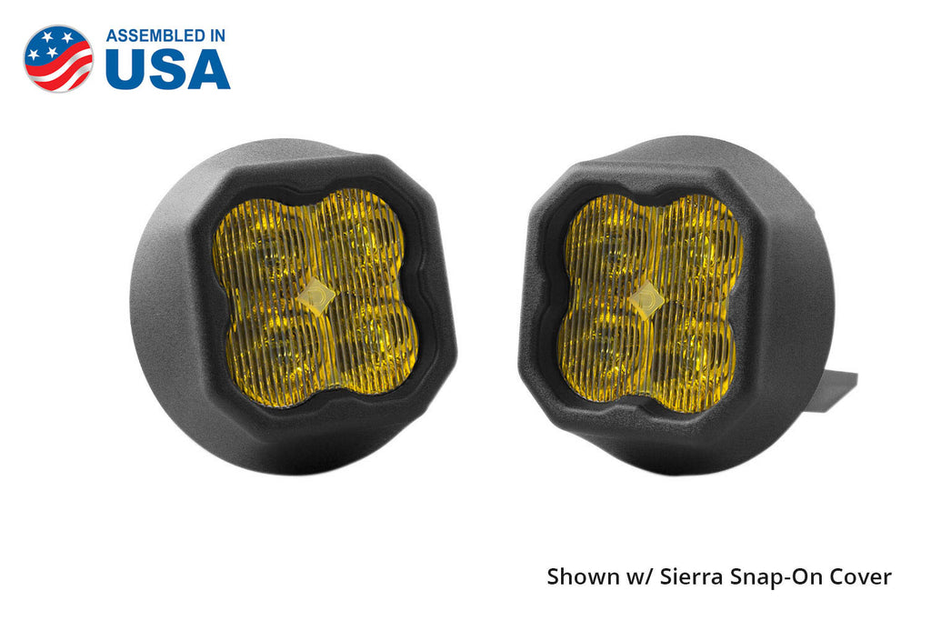 SS3 LED Fog Light Kit for 2014-2019 GMC Sierra 2500/3500 Yellow SAE/DOT Fog Max Diode Dynamics